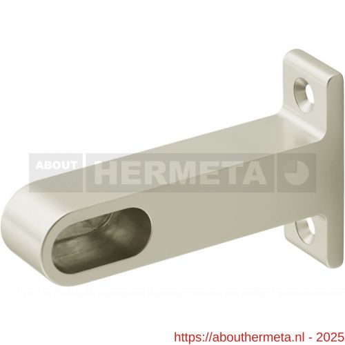 Hermeta 1190 garderobebuis plafondbevestiging steun eind Gardelux 1 nieuw zilver - R20102205 - afbeelding 1