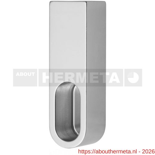 Hermeta 1194 garderobebuis plafondbevestiging steun eind Gardelux 1 type 1 naturel EAN sticker - R20100530 - afbeelding 1