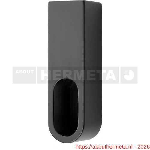 Hermeta 1194 garderobebuis plafondbevestiging steun eind Gardelux 1 type 1 mat zwart - R20101481 - afbeelding 1