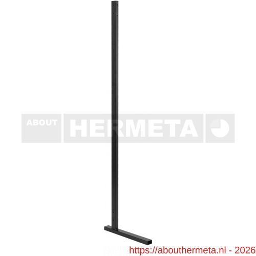 Hermeta 1333 garderobe standaard enkel 175 cm zwart - R20100547 - afbeelding 1