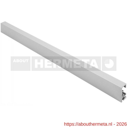 Hermeta 2000 garderobelijst Gardelux 2 42x16 mm mat naturel per meter - R20101832 - afbeelding 1