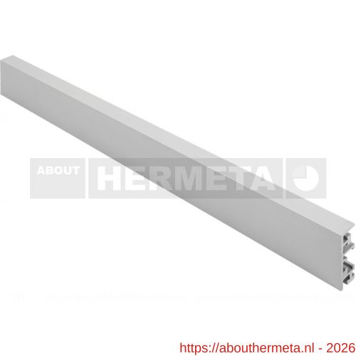 Hermeta 2001 garderobelijst Gardelux 2 56x16 mm L 500 cm mat naturel - R20102123 - afbeelding 1