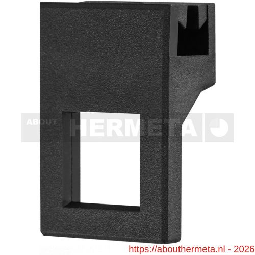 Hermeta 2111 garderobe inhaakoog vast Gardelux 2 zwart - R20100563 - afbeelding 1
