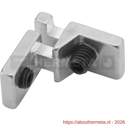 Hermeta 2150 garderobelijst T-verbinder Gardelux 2 voor lijst 2000 blank - R20100357 - afbeelding 1