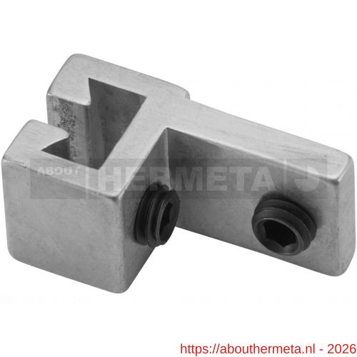 Hermeta 2151 garderobelijst T-verbinder Gardelux 2 voor lijst 2001 blank - R20100358 - afbeelding 1