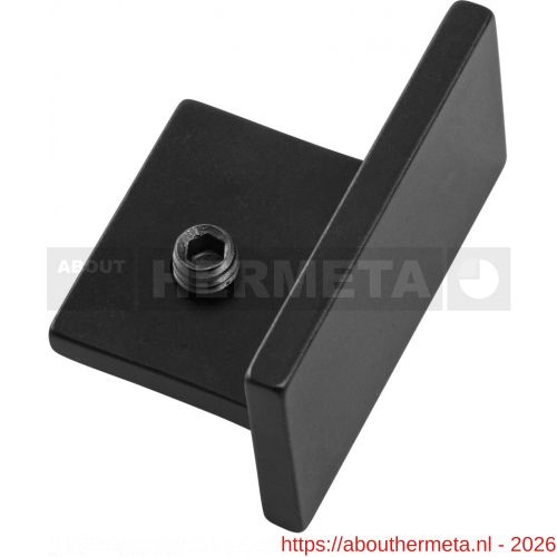 Hermeta 2160 garderobelijst eindstop Gardelux 2 voor lijst 2000 zwart - R20101837 - afbeelding 1