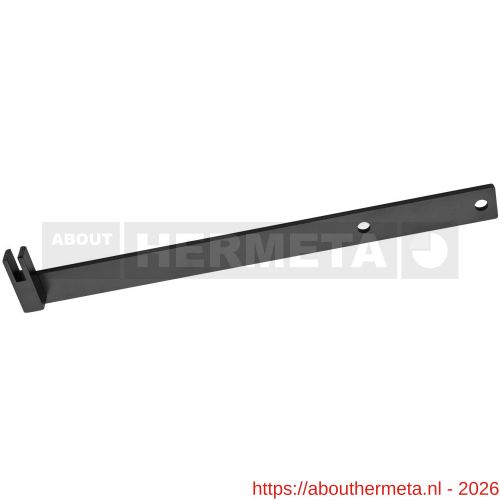 Hermeta 2351 garderobe achterplaat Gardelux 2R zwart - R20100565 - afbeelding 1