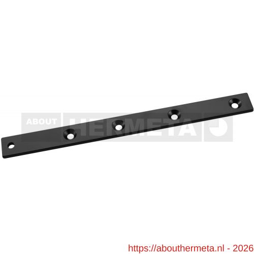 Hermeta 2354 garderobe achterplaat Gardelux 2 type 12 zwart - R20100567 - afbeelding 1