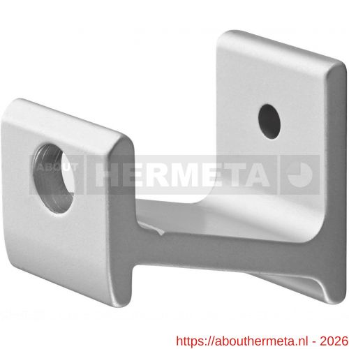 Hermeta 2660 garderobebuis wandsteun voor lijst 2650 mat naturel - R20100540 - afbeelding 1