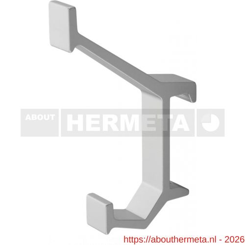 Hermeta 2670 garderobebuis hoed- en jashaak mat naturel - R20100392 - afbeelding 1