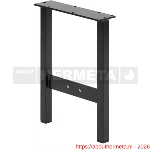 Hermeta 3063 steun voor zitbank verbindingsregel Gardelux type 3 zwart - R20101355 - afbeelding 1