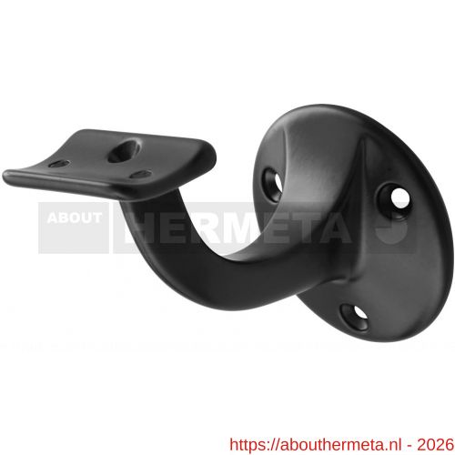 Hermeta 3500 leuninghouder 65 mm holzadel zwart EAN sticker - R20100832 - afbeelding 1