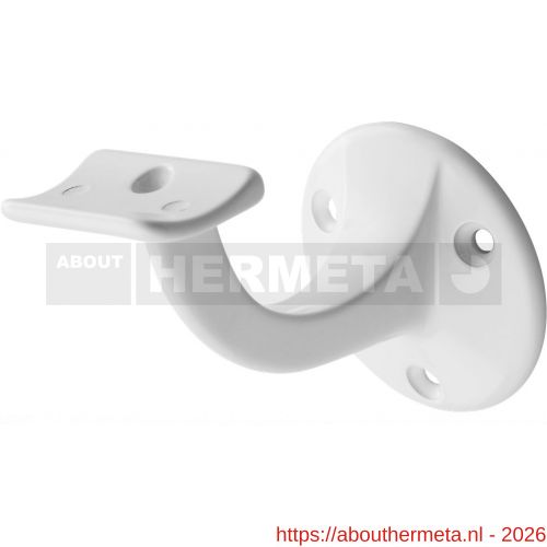 Hermeta 3500 leuninghouder 65 mm holzadel wit - R20100829 - afbeelding 1