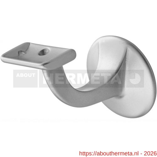 Hermeta 3503 leuninghouder 65 mm vlakzadel M8 naturel - R20101803 - afbeelding 1