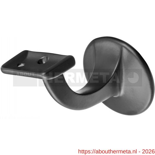 Hermeta 3503 leuninghouder 65 mm vlakzadel M8 zwart - R20101927 - afbeelding 1