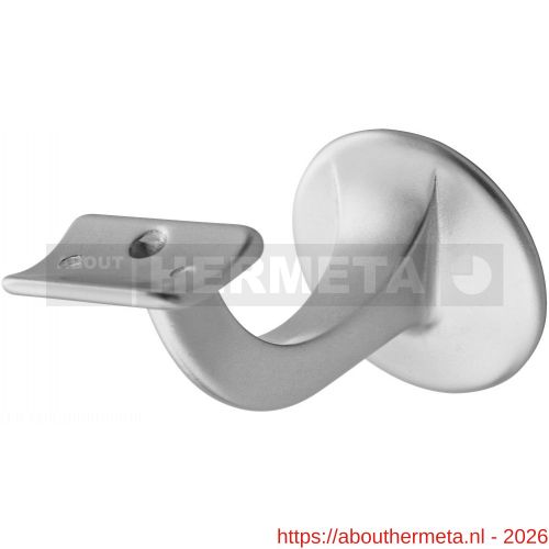 Hermeta 3506 leuninghouder 75 mm holzadel M8 naturel EAN sticker - R20100856 - afbeelding 1