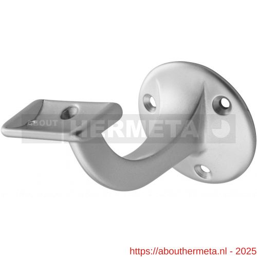 Hermeta 3507 leuninghouder 75 mm vlakzadel naturel - R20100858 - afbeelding 1