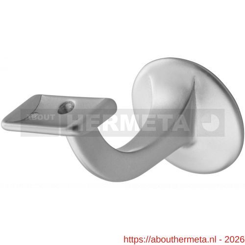 Hermeta 3508 leuninghouder 75 mm vlakzadel M8 naturel EAN sticker - R20100864 - afbeelding 1