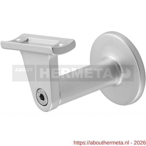 Hermeta 3515 verstelbare samengestelde leuninghouder holzadel tapgat naturel EAN sticker - R20100870 - afbeelding 1