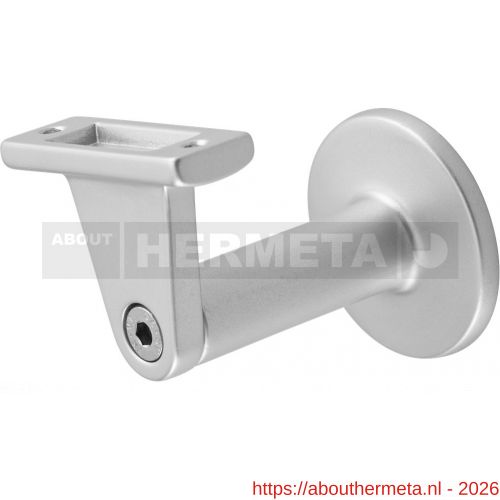 Hermeta 3525 verstelbare samengestelde leuninghouder vlakzadel tapgat naturel - R20100876 - afbeelding 1