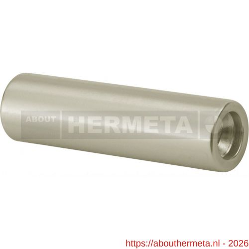 Hermeta 3531 leuninghouder zuil D=20 mm L=71 mm 2x M8 nieuw zilver - R20101004 - afbeelding 1