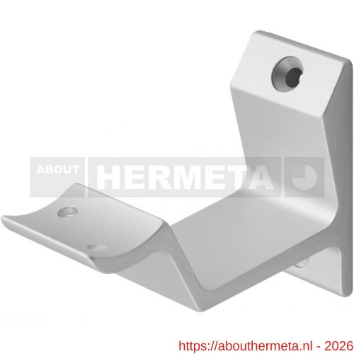 Hermeta 3542 leuninghouder holzadel opschroevend mat naturel EAN sticker - R20100893 - afbeelding 1