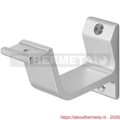 Hermeta 3550 leuninghouder vlakzadel profiel opschroevend naturel EAN sticker - R20101436 - afbeelding 1