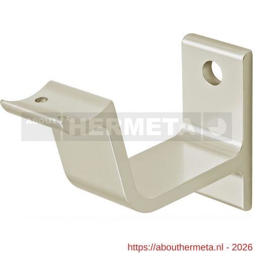 Hermeta 3553 leuninghouder holzadel profiel stok M8 nieuw zilver EAN sticker - R20101462 - afbeelding 1