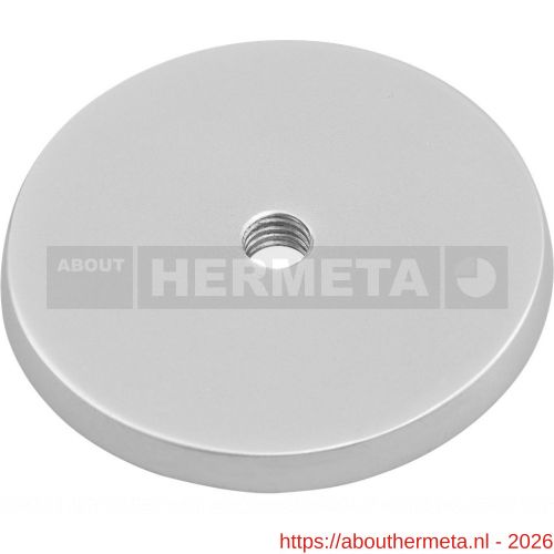 Hermeta 3564 leuninghouder rozet 60 mm met gat 8,5 mm naturel EAN sticker - R20100961 - afbeelding 1
