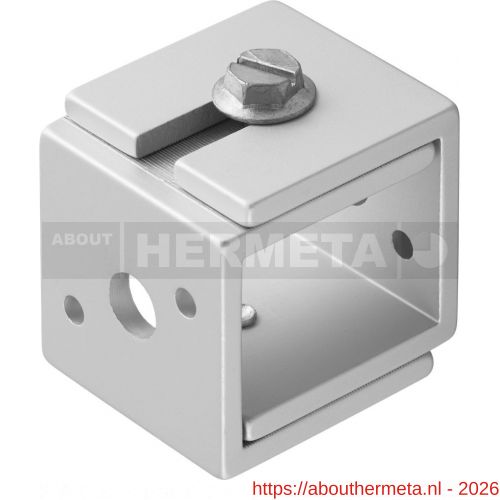 Hermeta 3580 leuning afstandhouder 44-56 mm mat naturel EAN sticker - R20100822 - afbeelding 1