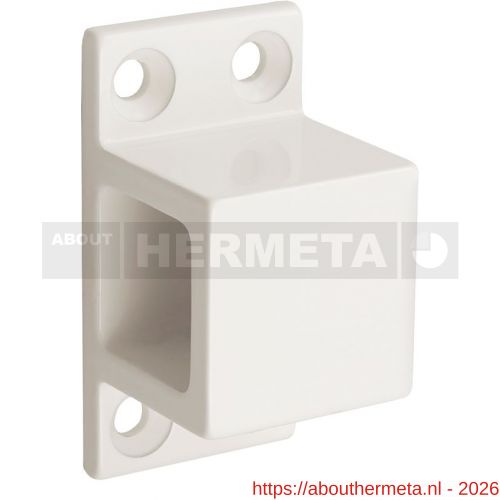 Hermeta 3670 doorvalbeveiliging steun op de dag vierkant links en rechts wit - R20101839 - afbeelding 1