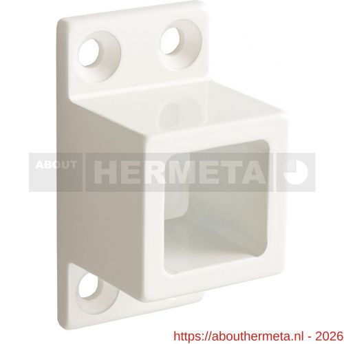 Hermeta 3675 doorvalbeveiliging steun in de dag vierkant links en rechts wit - R20101840 - afbeelding 1