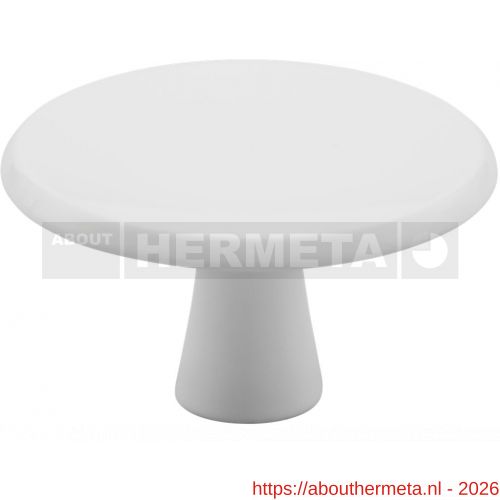 Hermeta 3753 meubelknop rond 40 mm met bout M4 wit - R20101069 - afbeelding 1