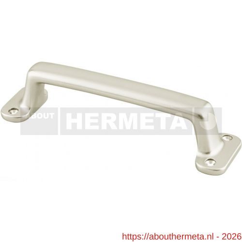 Hermeta 4258 hand- en meubelgreep 190 mm opschroevend nieuw zilver EAN sticker - R20101184 - afbeelding 1