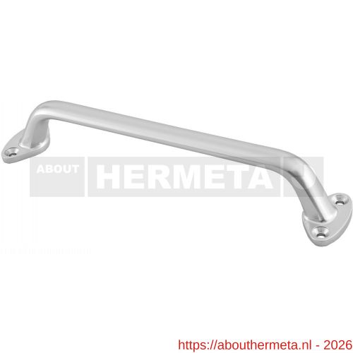 Hermeta 4268 hand- en meubelgreep 300 mm opschroevend naturel EAN sticker - R20101194 - afbeelding 1