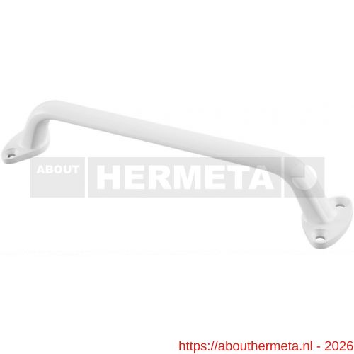 Hermeta 4268 hand- en meubelgreep 300 mm opschroevend wit EAN sticker - R20101936 - afbeelding 1
