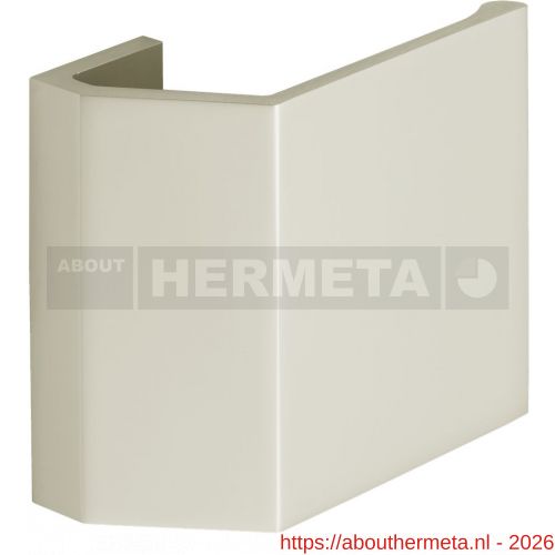 Hermeta 4310 deurduwer 80x90 mm 2x 8,5 mm nieuw zilver EAN sticker - R20100131 - afbeelding 1