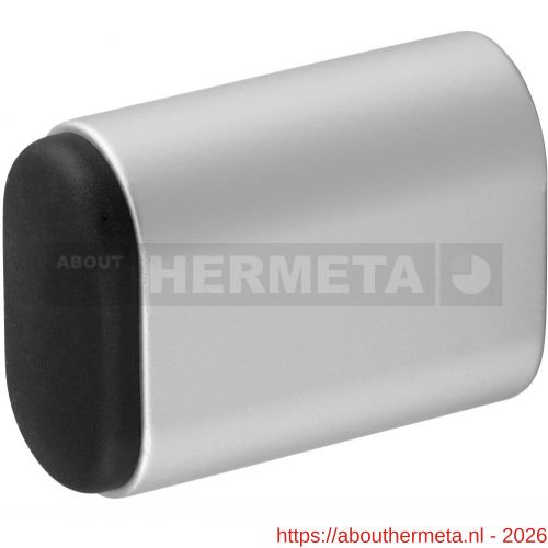 Hermeta 4702 deurbuffer ovaal 50 mm mat naturel - R20100094 - afbeelding 1