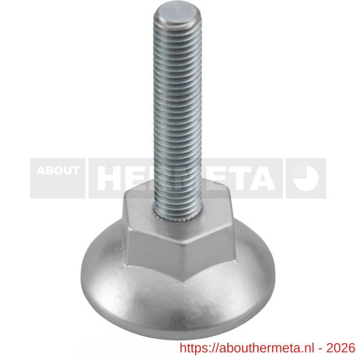 Hermeta 5621 profiel stelvoet M10x50 mm naturel - R20100068 - afbeelding 1