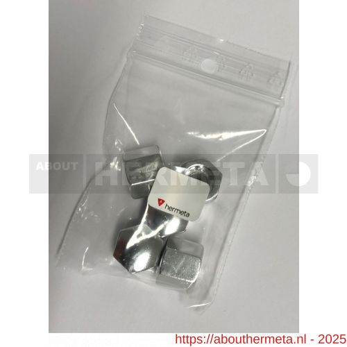 Hermeta 5866 5x dopmoer M8 naturel EAN sticker - R20101945 - afbeelding 1