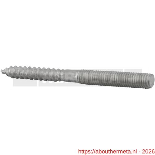 Hermeta 5900 stokschroef M8x90 mm verzinkt - R20100005 - afbeelding 1