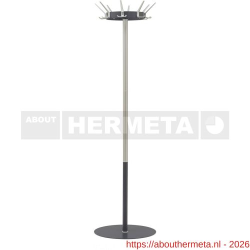 Hermeta 2250 staande garderobe kapstok original Graphite Grey - R20101361 - afbeelding 1