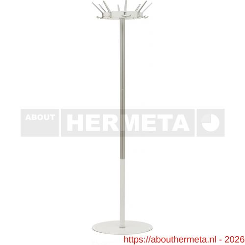 Hermeta 2250 staande garderobe kapstok original Pure White - R20101363 - afbeelding 1