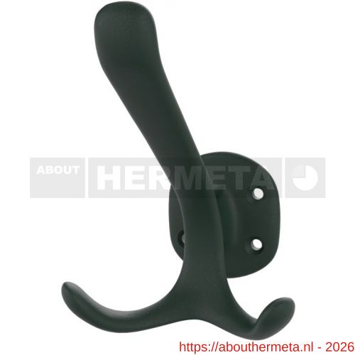 Hermeta X'Tenz X028 Nobel nummer #3 garderobe hoed- en jashaak dubbel mosgroen - R20101766 - afbeelding 1