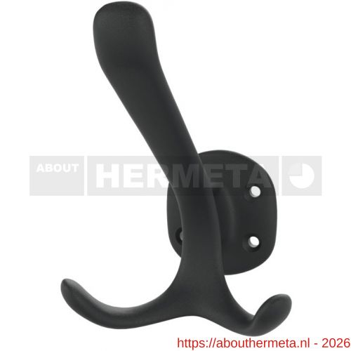 Hermeta X'Tenz X028 Nobel nummer #3 garderobe hoed- en jashaak dubbel antraciet - R20101767 - afbeelding 1